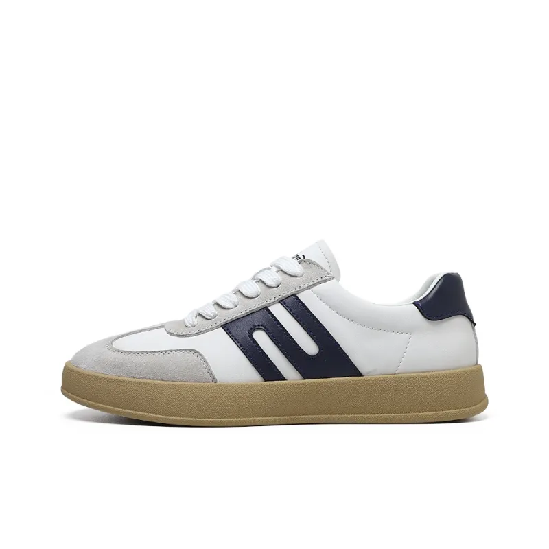TOMAY Non-slip Lightweight Low-Top Skateboard Shoes Men's-0