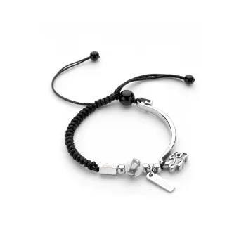 Guuka Stainless Steel Bracelets Unisex Silver
