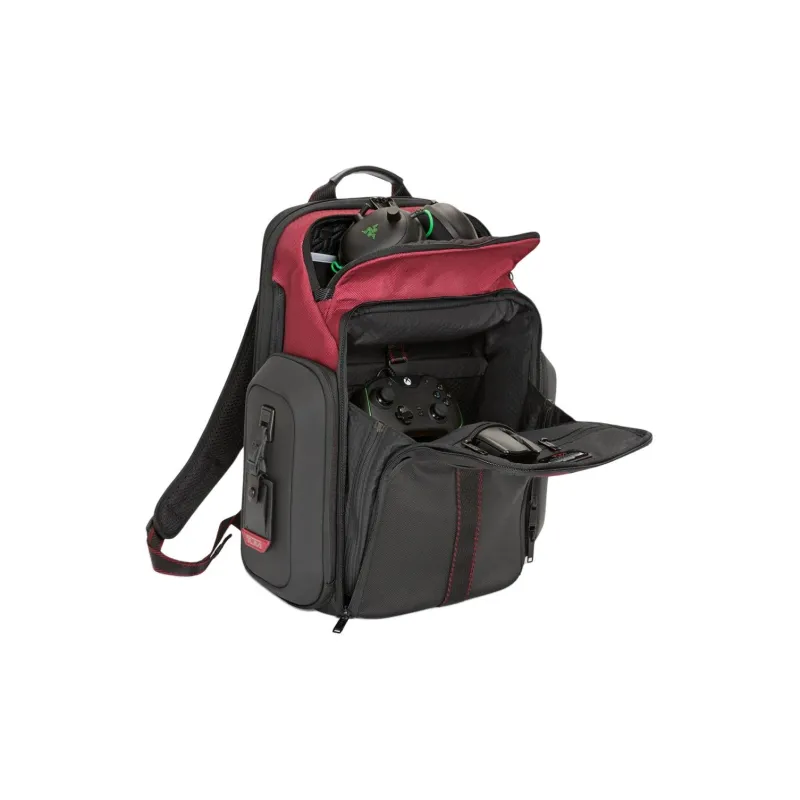 TUMI Fabric Backpack Large Size Unisex Red Gradient-4