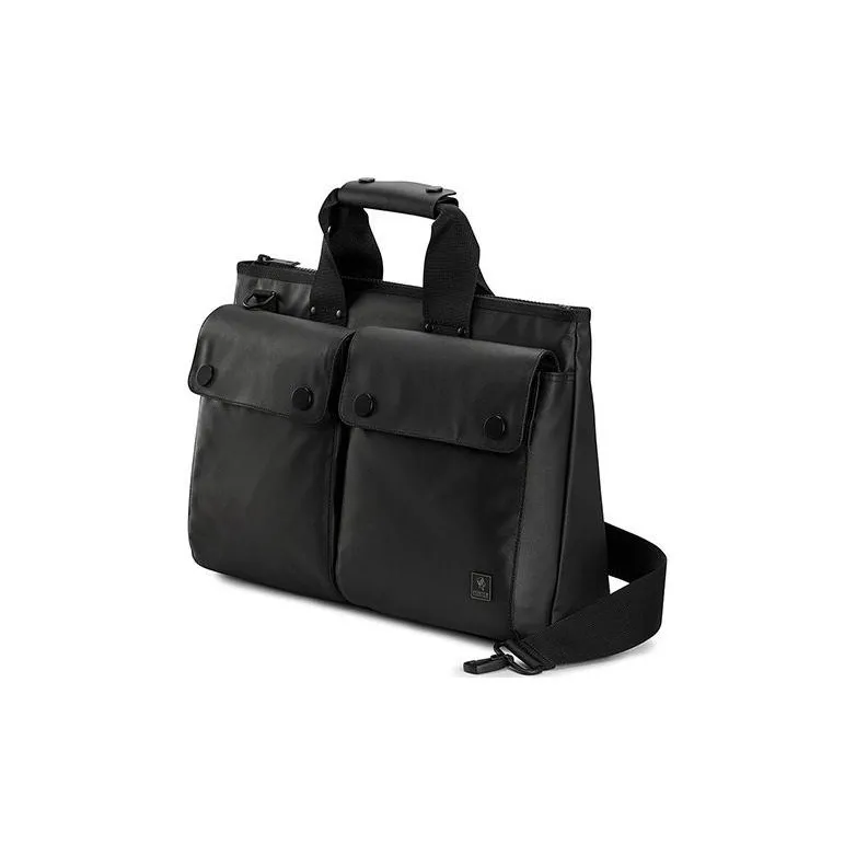 PORTER Powerful Linen PC Portable Crossbody Bag Shoulder Bag Unisex Black-1