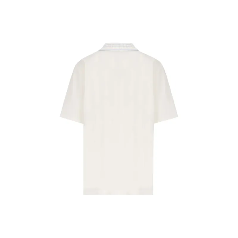 Moncler Logo Patch Short Sleeved Polo Shirt-1