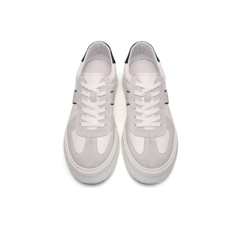 Anthony Miles Warm Slip Resistant Cushioning Wear Resistant Low Top Skateboard Shoes Men's White-3