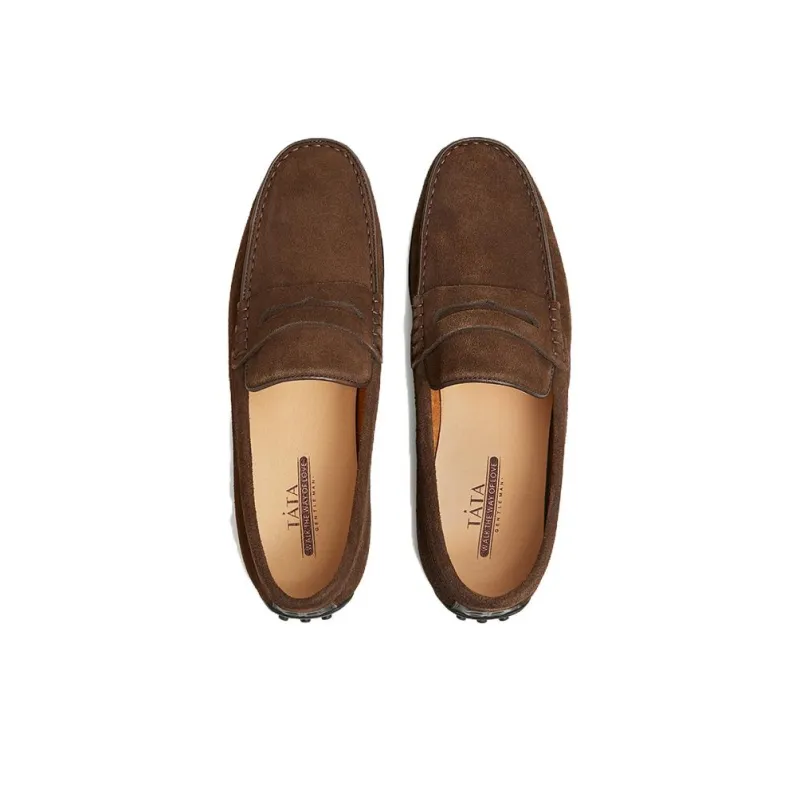 TATA Dress Shoes Men Low Top Solid Color-19