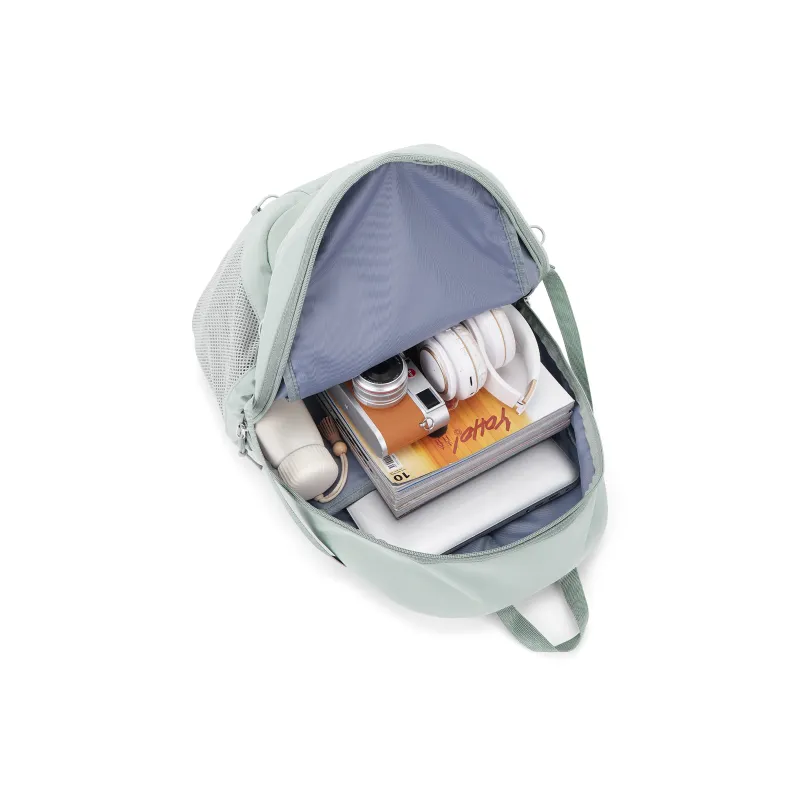 QING QI ZHE Fabric Backpack Backpack Computer Backpack Regular Unisex Multicolor-18