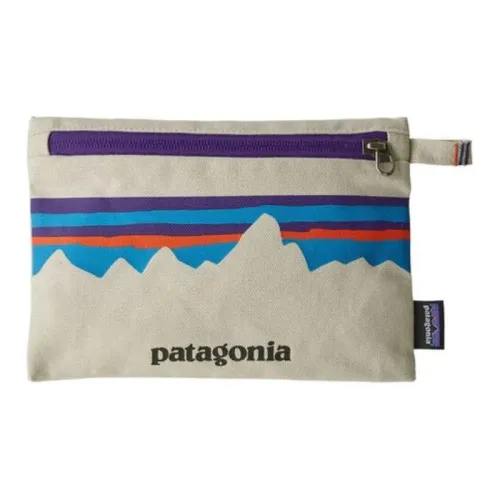 Patagonia Cotton Canvas Wallet Regular Unisex White 
Multicolor