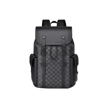 Slazenger PVC Backpack Regular Unisex Black Gray Color