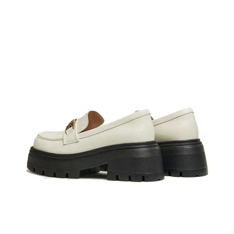 TATA Loafers Women's Solid Color-2