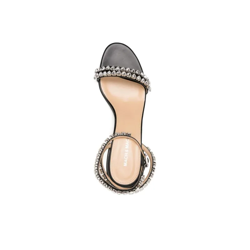 MACH & MACH Audrey 55mm Leather Sandals-4