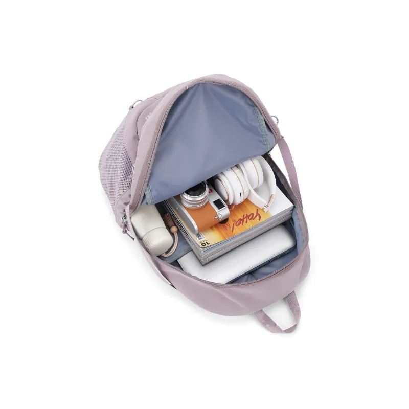 QING QI ZHE Fabric Backpack Backpack Computer Backpack Regular Unisex Multicolor-31