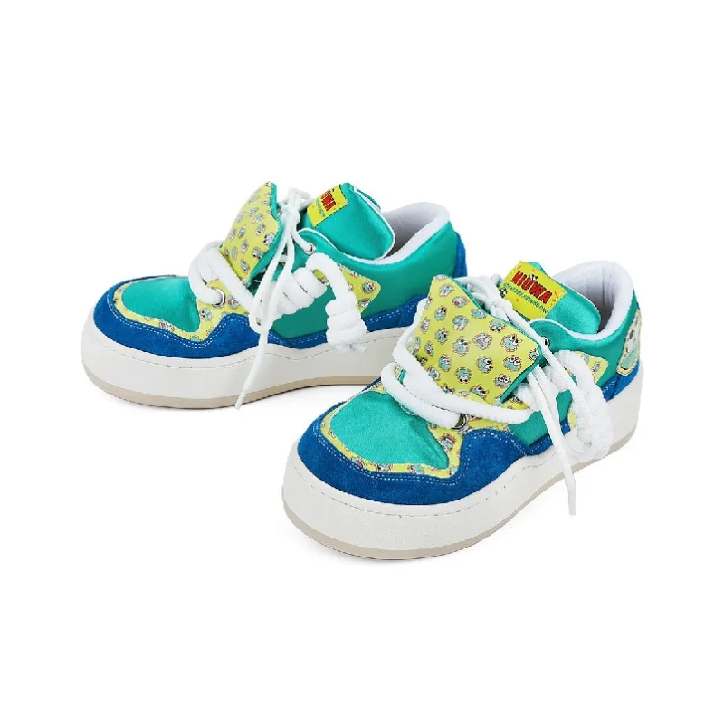 NiuwaStudio Casual Single Shoes Women's Turquoise-2