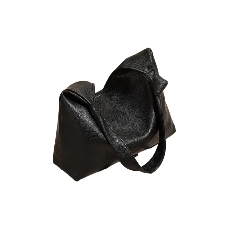 CORALDAISY Synthetic Leather Shoulder Bag Women's Black/Apricot-2