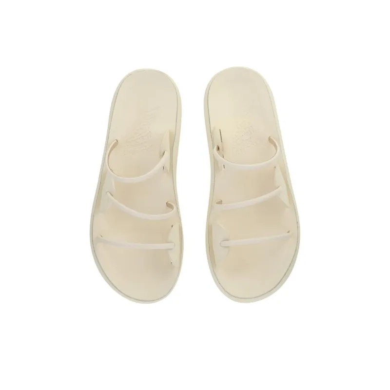 ANCIENT GREEK SANDALS Slide Slippers Women's White-3