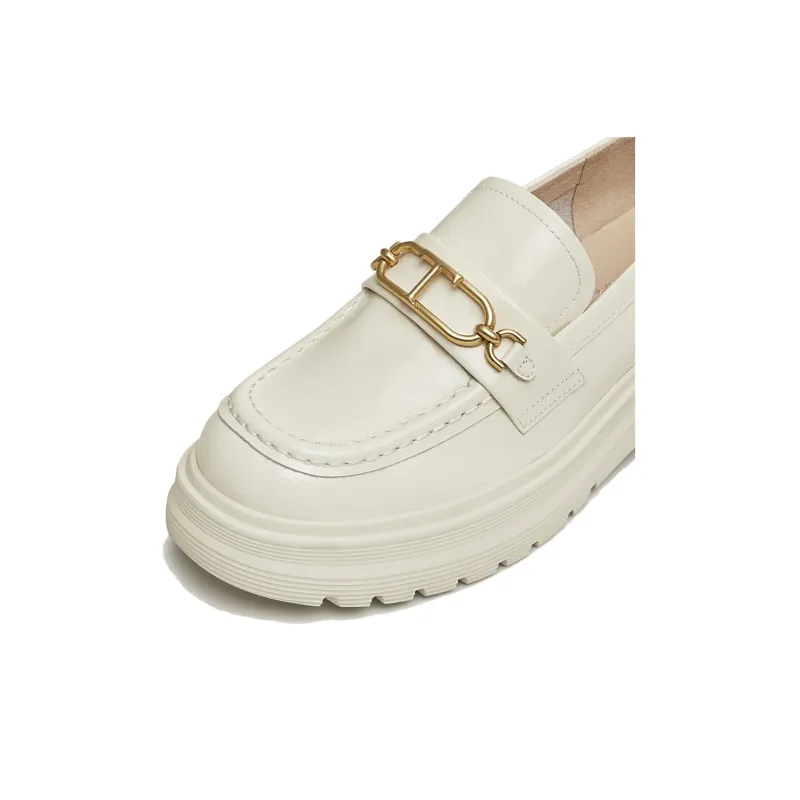 TATA Loafers Women's Solid Color-10