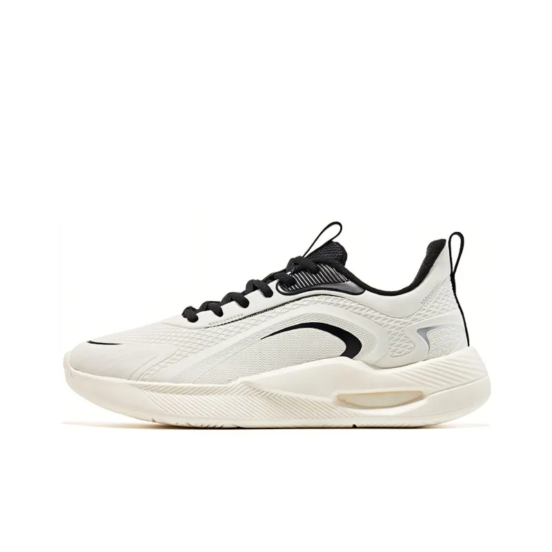 Erke Low Top Running Shoes Men's Black-0
