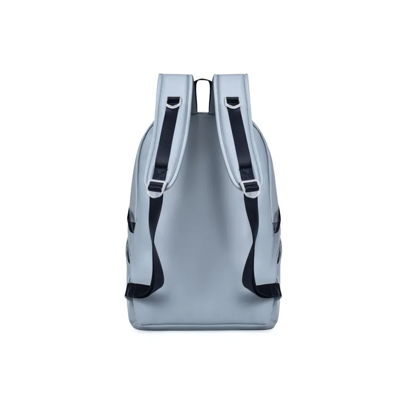 DRACONITE PU Students Backpack Regular Unisex Ice Blue Gray-2