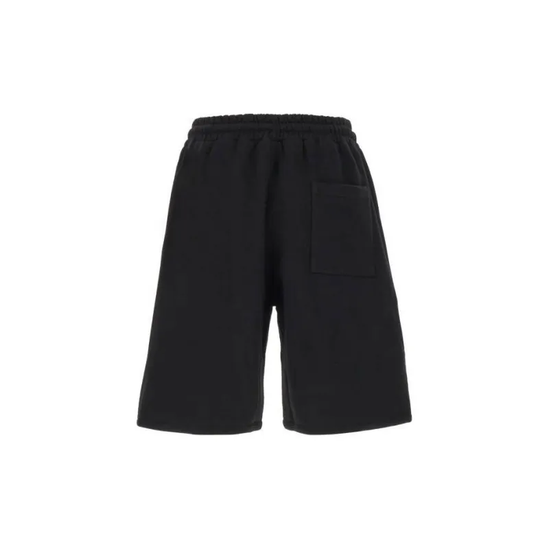 OFF WHITE Logo embroidered Cotton Shorts-1