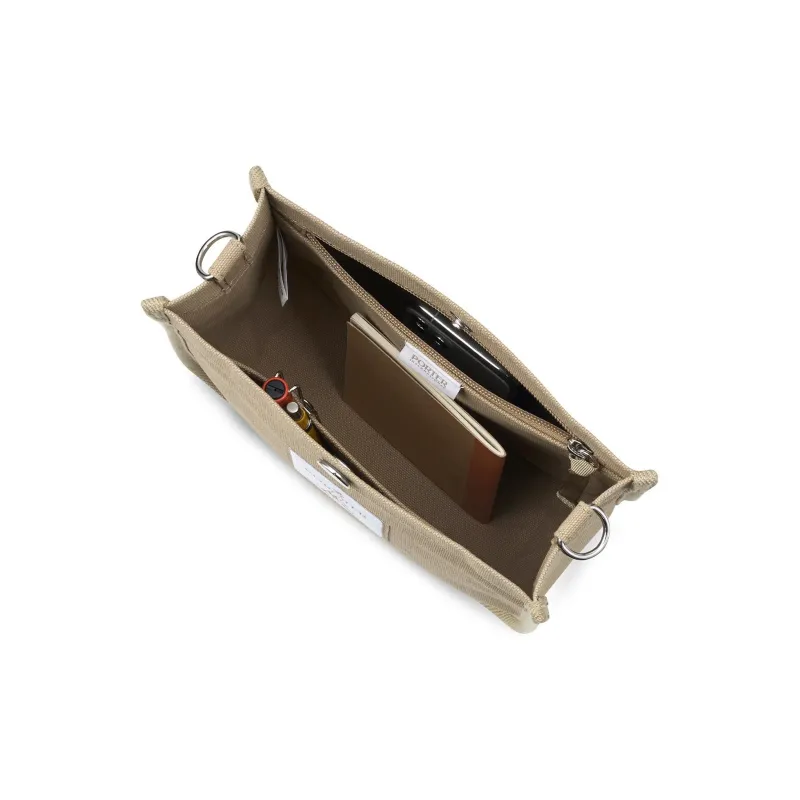 PORTER Canvas Crossbody Canvas Bag Shoulder Bags Unisex Taupe-3