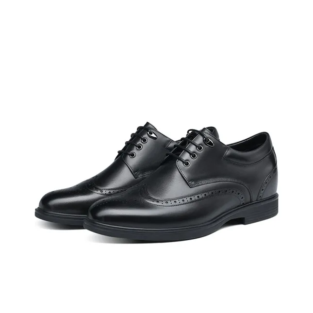 He Jinchang Dress Shoes Men's Black-4