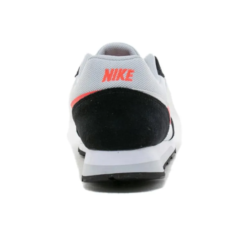 Nike MD Runner 2 Cushioned Slip Resistant Low Top Running Shoes Men's Black White Red-2