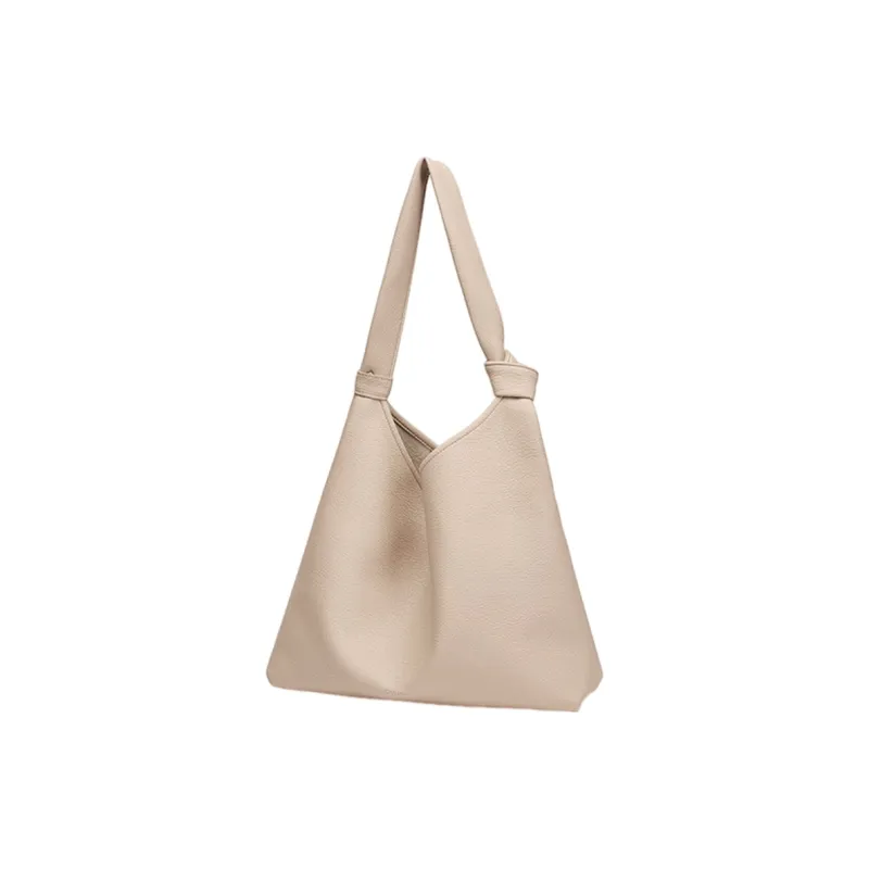 CORALDAISY Synthetic Leather Shoulder Bag Women's Black/Apricot-5