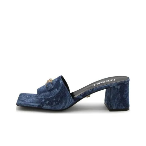 VERSACE Medusa '95 55mm Denim Mules
