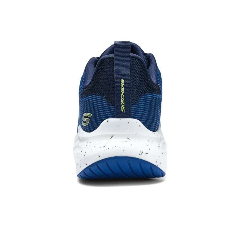Skechers Low Top Casual Running Shoes Men's Blue-4