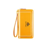 Antique Yellow (Waxed Leather) 45 Card Slot (Anti-Skimming)