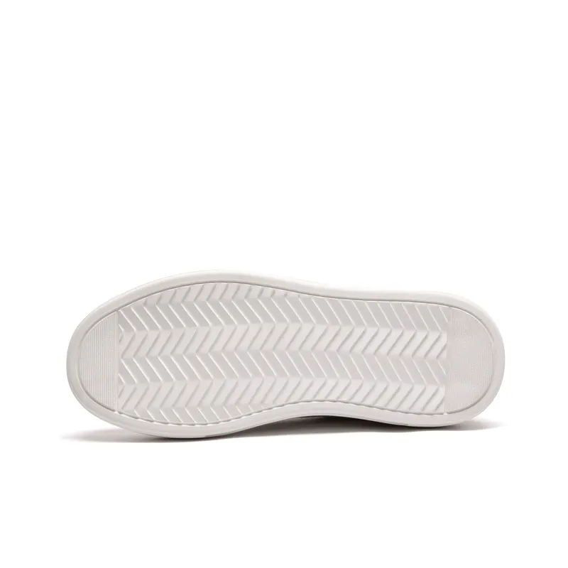 Anthony Miles Anti Slip Wear Resistant Low Top Skateboard Shoes Men's White-5