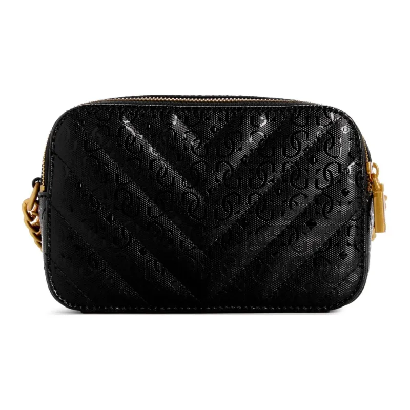 GUESS Artificial Leather Camera Bag Shoulder Bag Crossbody Bag Women's Black-2