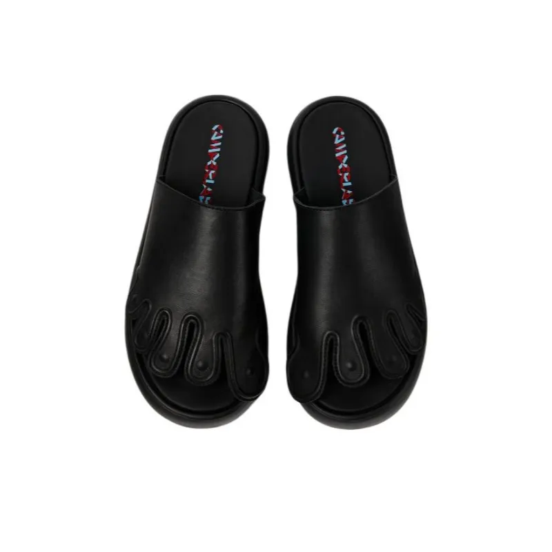 CAMPERLab Pelotas Flota Toes-shaped Leather Slides-3