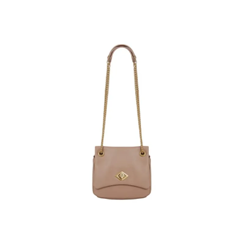 POURCHET Cow Leather Crossbody Bag, Shoulder Bag Trumpets Women's Beige, Black, Mist Blue, Yellow, Khaki-8