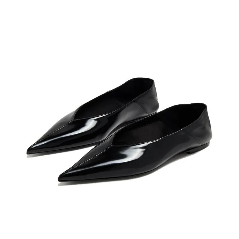 SAINT LAURENT Nour Pointed Toe Slippers Women's-2