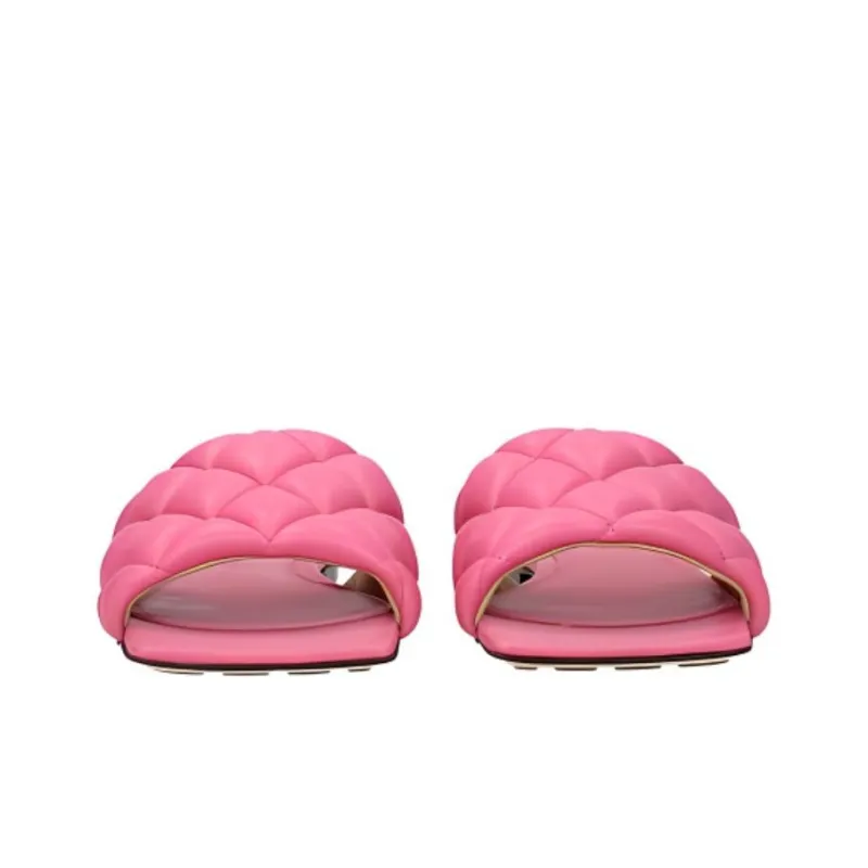 Bottega Veneta Matelassé Flat Sandals Women's-2