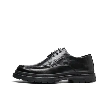 Playboy Playboy Business Casual Leather Shoes Men's Black Low-Top