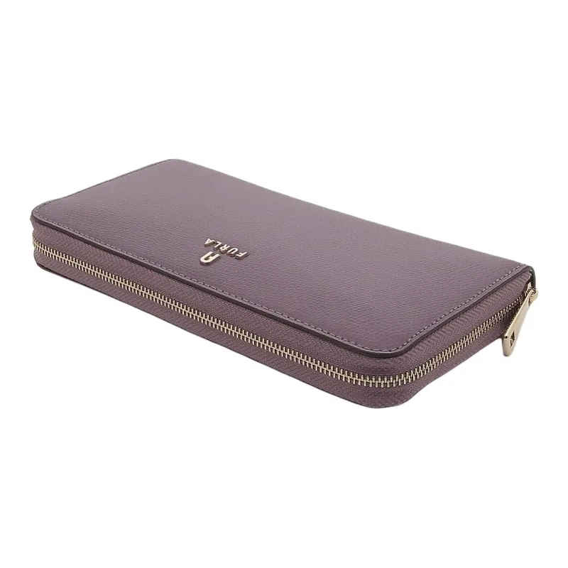 Furla Leather Wallet Women's Camellia Purple-5