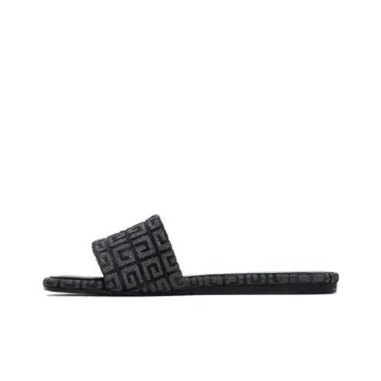 Givenchy 4G Slide Slippers Women's Black Gray