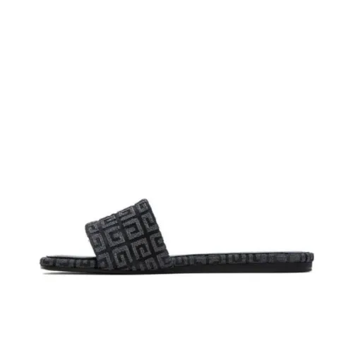 Givenchy 4G Slide Slippers Women's Black Gray