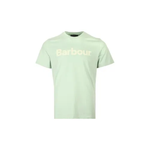 BARBOUR T-Shirts Men Mint Green