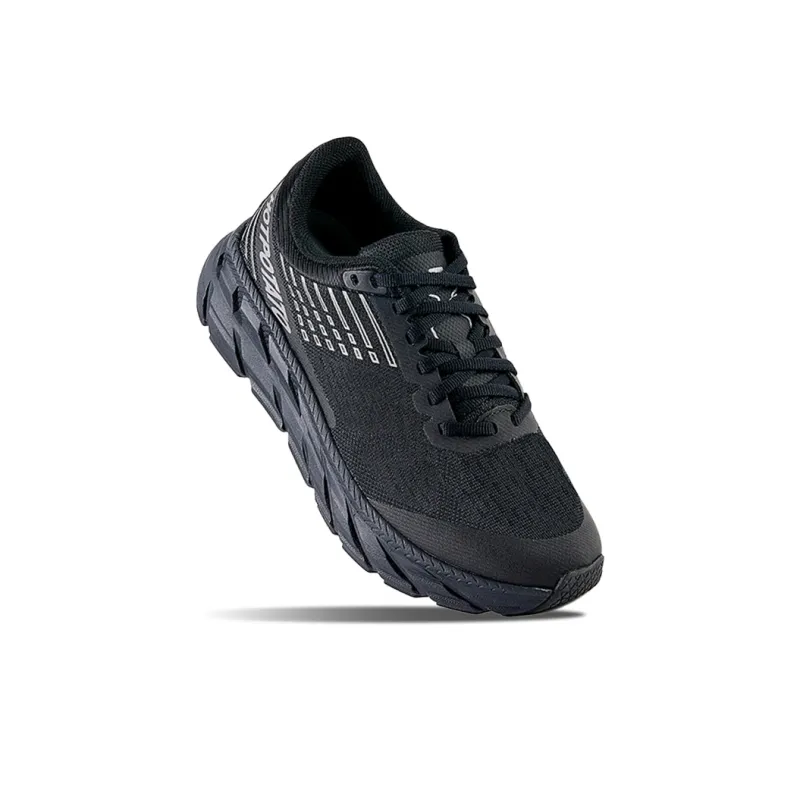 HOT POTATO Cushioning, Abrasion Resistant, Breathable, Lightweight Coverage Low Top Running Shoes Unisex Black-1