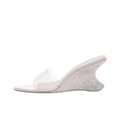 CULT GAIA Slide Slippers Women's White