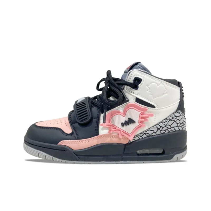 MQGAll Anti-Slip And Wear-Resistant Breathable High-Top Vintage Basketball Shoes Unisex-10