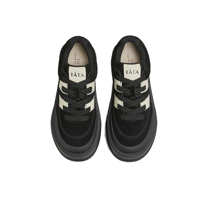 TATA Skateboard Shoes Women's Low Top Solid Color-10