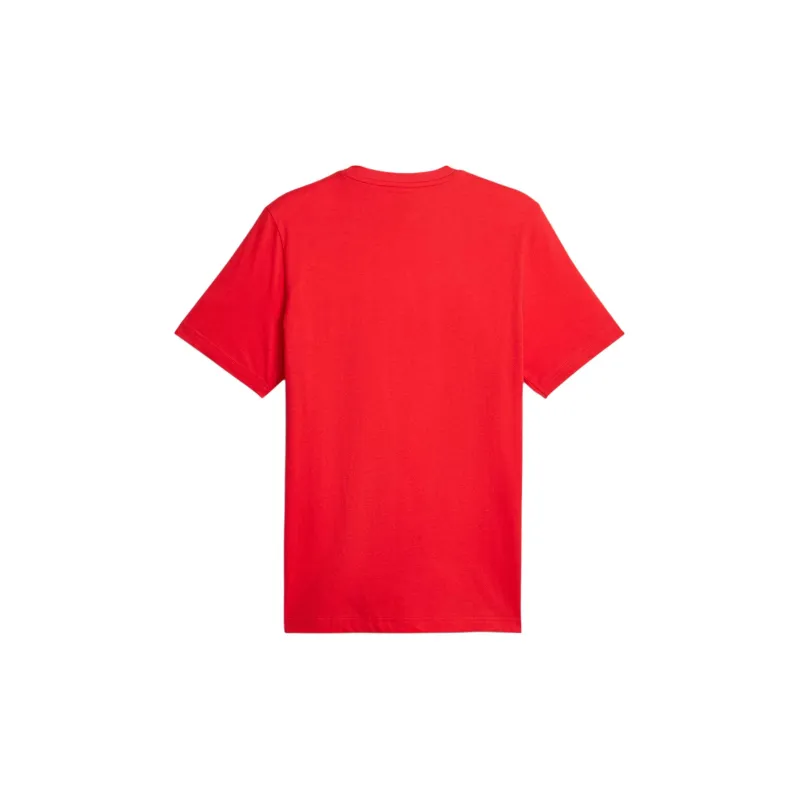 PUMA ESS+ LOGO LAB Men's Tee T-Shirt Men's Red-1