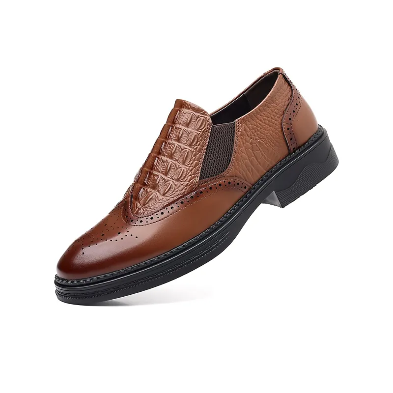 Captain illy Dress Shoes Men Mid Top Black/Brown-4
