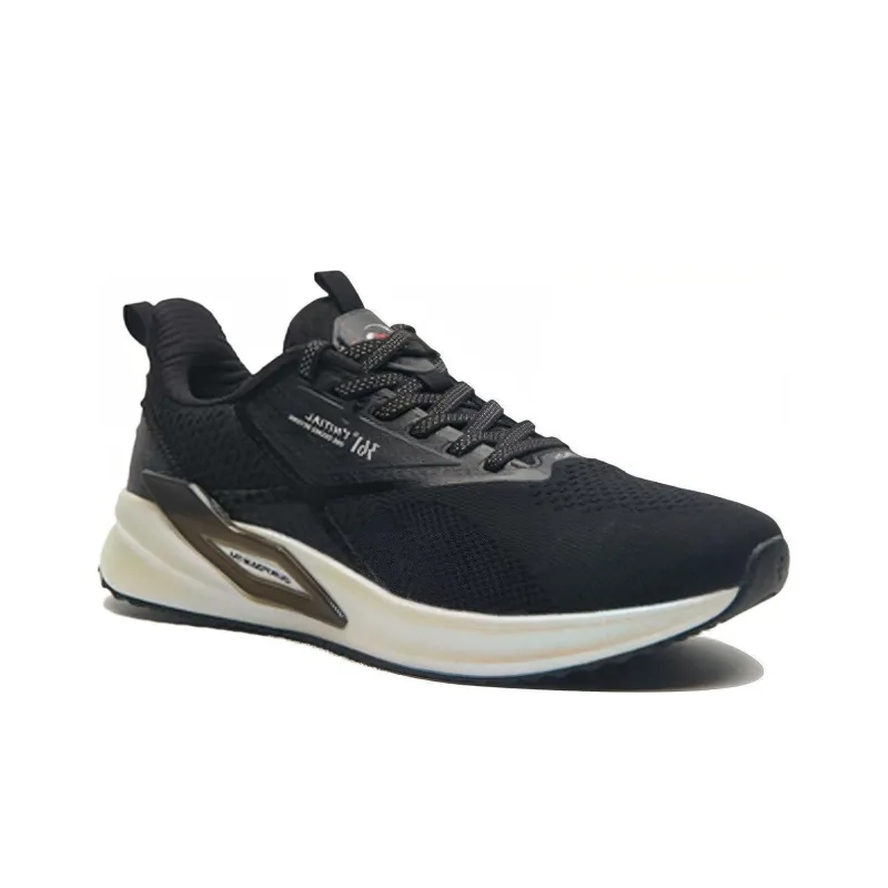 361° QU!KFOAM Anti Slip Wear Resistant Breathable Lightweight Low Top Running Shoes Women's Black Red-2