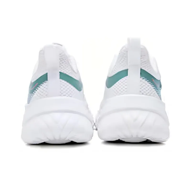 361° Cushioning, Wear Resistant Low Top Running Shoes Men's White Nebula Cyan-2