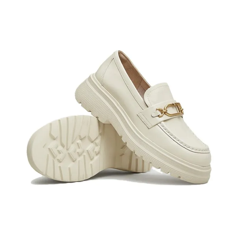 TATA Loafers Women's Solid Color-11