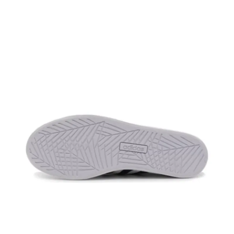 Adidas Slip-Resistant Cushioning Low-Top Skateboard Shoes Men's White-3