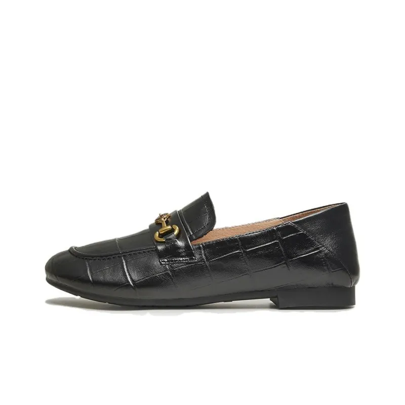 TATA Loafers Women's Solid Color-6