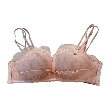 Flowers In Water Bra Women's Pink